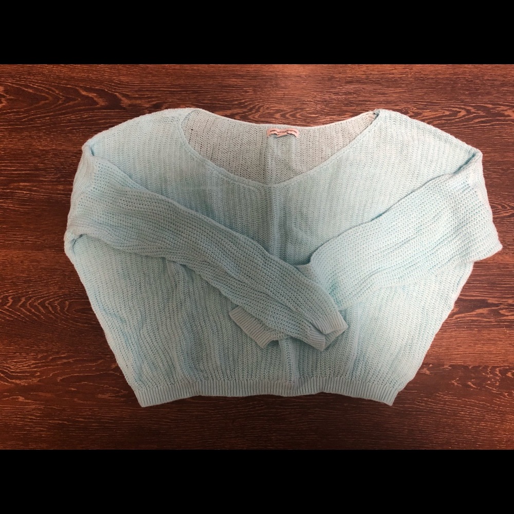 American Eagle Slouchy Crop Sweater